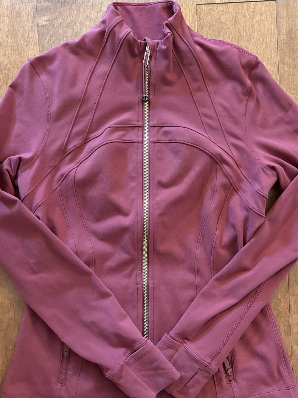 Lululemon Define Jacket Luon Vintage Plum Purple Full Zip Size 8